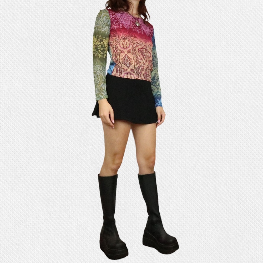VINTAGE RAINBOW LONG SLEEVE